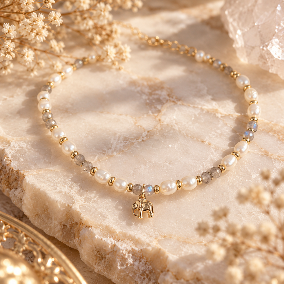 Moonlit Pearl Necklace