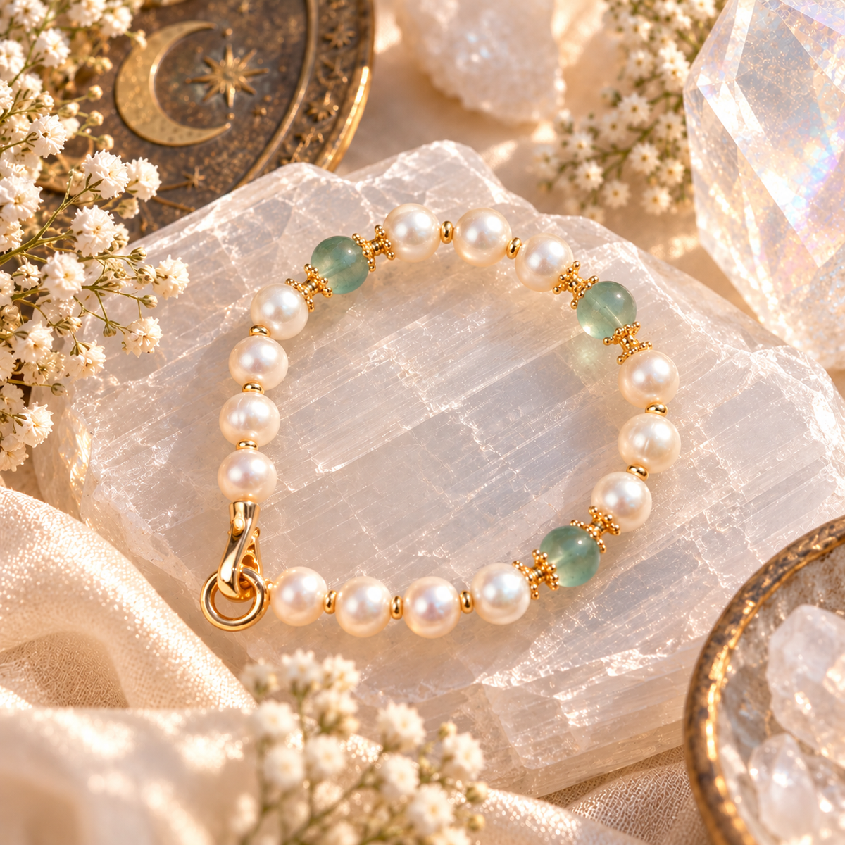 Celestial Pearl Bracelet